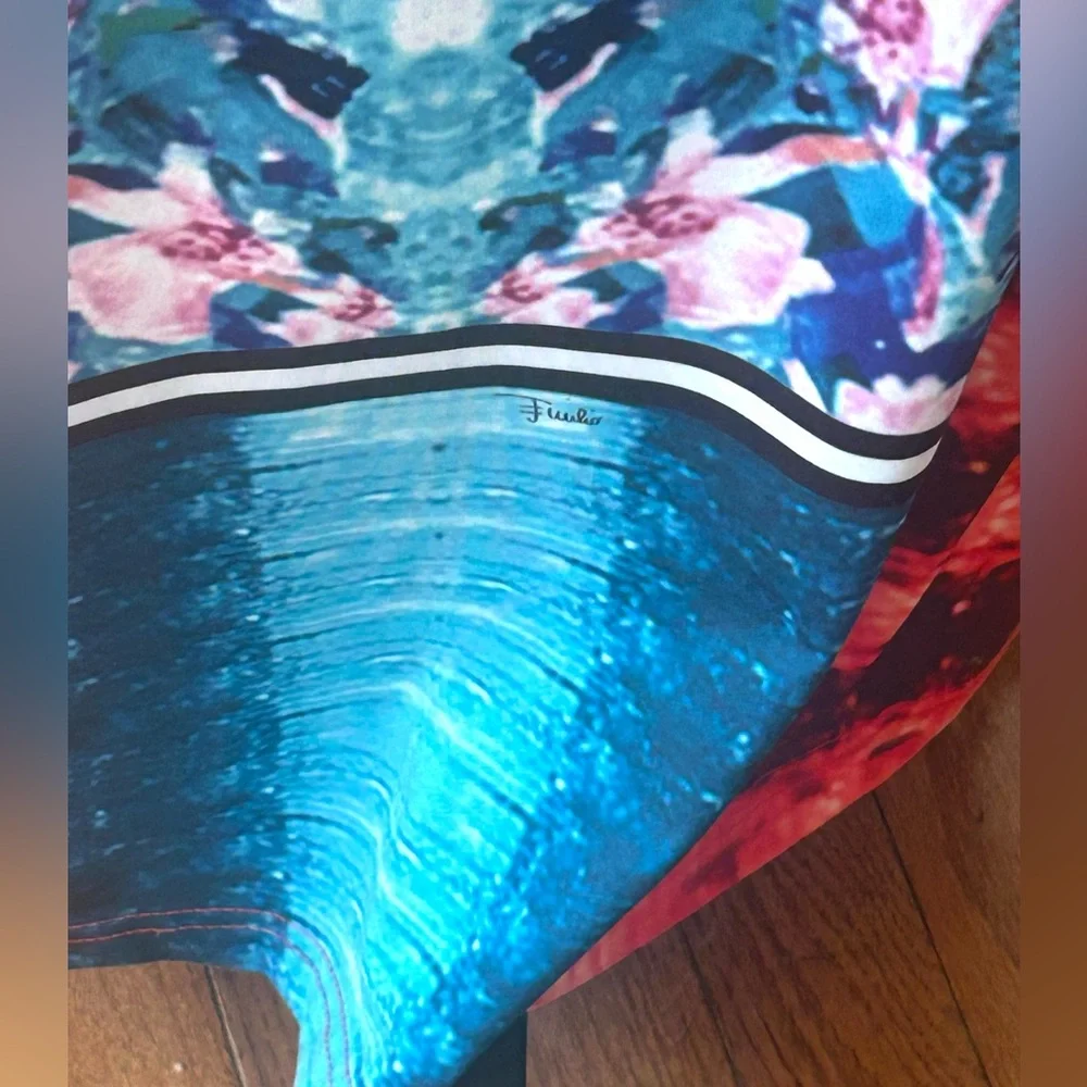 Emilio Pucci Firenze Maxi Vibrant Abstract Prints Dress 10 - Picture 8 of 17
